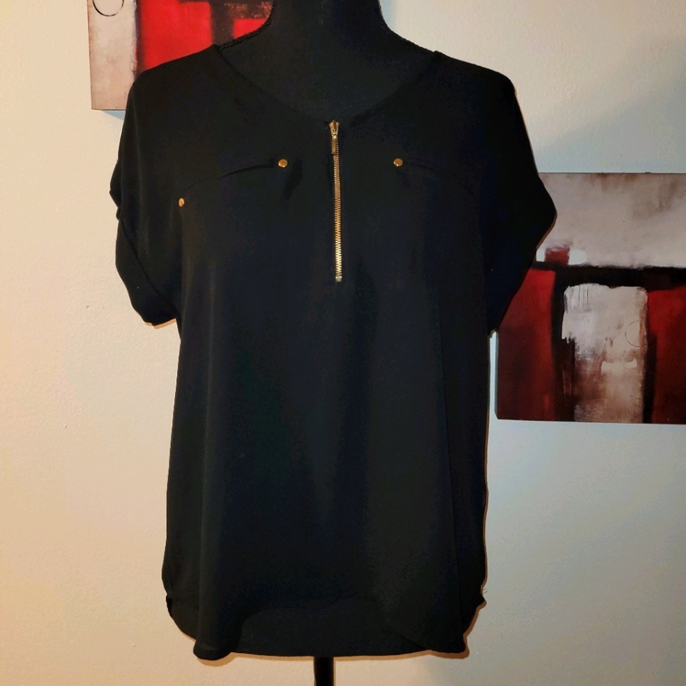 Apt9 Black Blouse